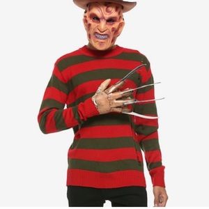 Striped nightmare on Elm Street sweater